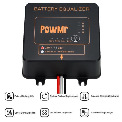 Балансир для системы АКБ 24 в и более до 5а PowMr