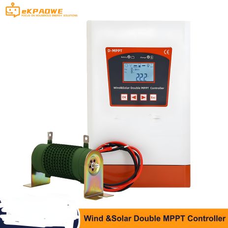 Гибридный контроллер зарядки 24/48 в для ветросолнечных систем с Bluetooth