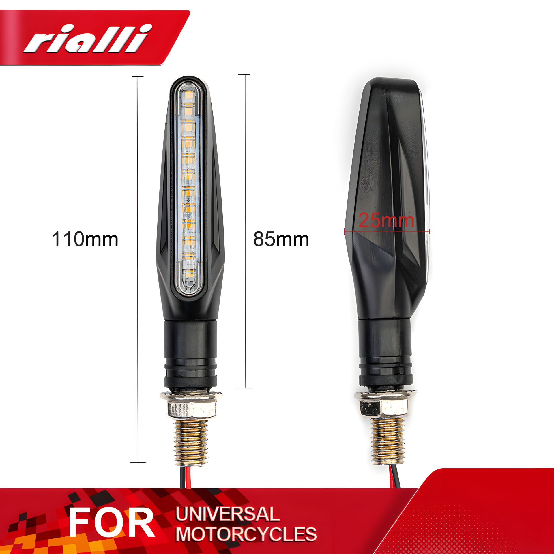 Світлодіодні поворотники для мотоцикла скутера Світлодіодні поворотники для мотоцикла скутера