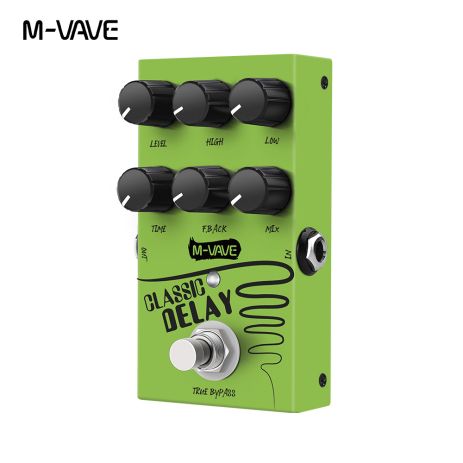 Гитарная педаль эффектов дилей M-Vave Delay для электрогитары
