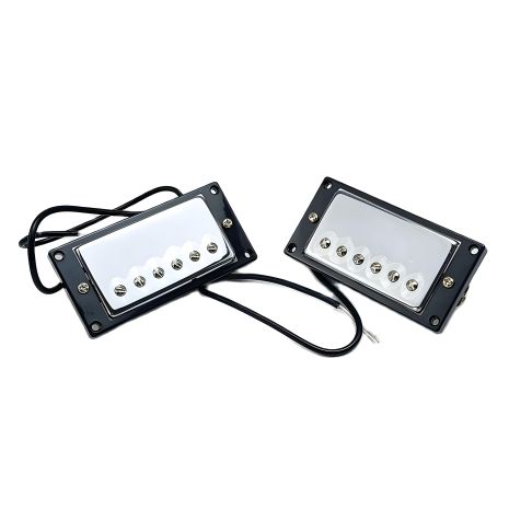 Хромовані датчики звукознімачі для електрогітари з рамками