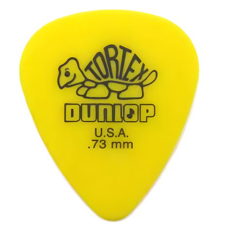 Медіатори для електрогітари Dunlop 0.73мм, жовті