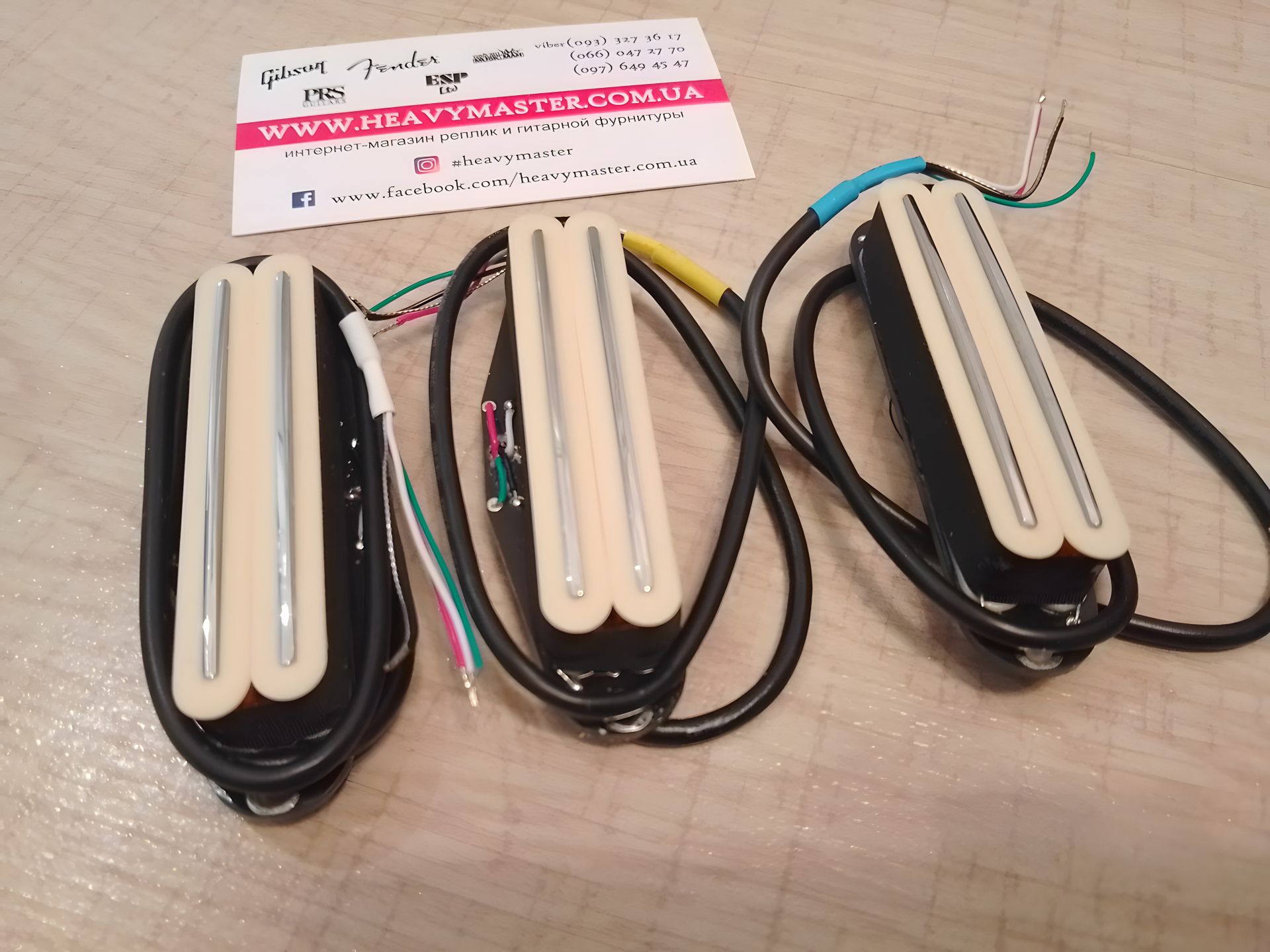 Сет рейкових синглів хамбакер датчик для електрогітари Fender Stratocaster Сет рейкових синглів хамбакер датчик для електрогітари Fender Stratocaster