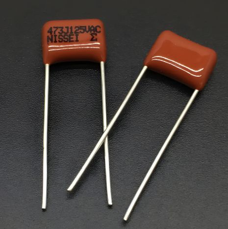 Nissei CBB 125v 473 J конденсатор для гітари електрогітари 0.047мкФ Nissei CBB 125v 473 J конденсатор для гітари електрогітари 0.047мкФ