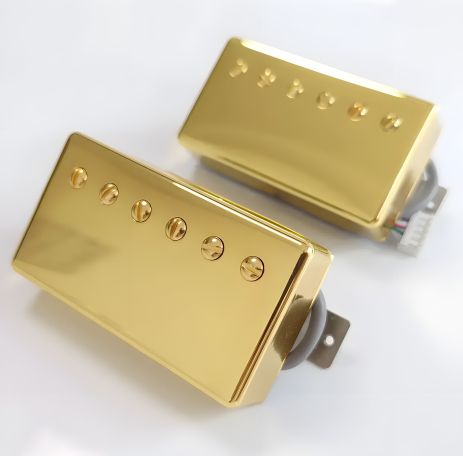 Датчики хамбакери BB1/BB2 золотисті вінтажні для електрогітари Датчики хамбакери BB1/BB2 золотисті вінтажні для електрогітари