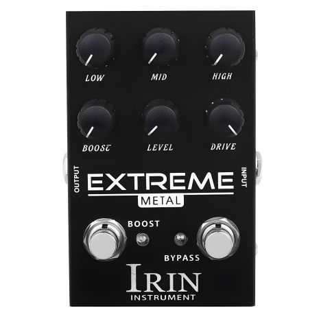 Гітарна педаль ефектів Irin Metal distortion для електрогітари (червона) Гітарна педаль ефектів Irin Metal distortion для електрогітари (червона)