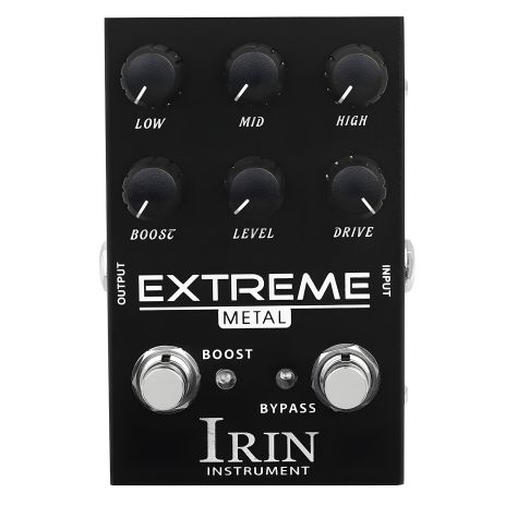 Гітарна педаль ефектів Irin Metal distortion для електрогітари (червона) Гітарна педаль ефектів Irin Metal distortion для електрогітари (червона)