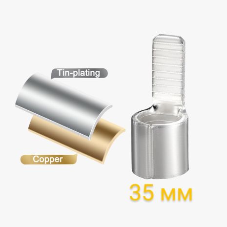 Обжимая клемма наконечник наконечники C45-35 мм