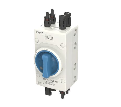 Изолятор-выключатель ручной для солнечных панелей до 32A 1500V