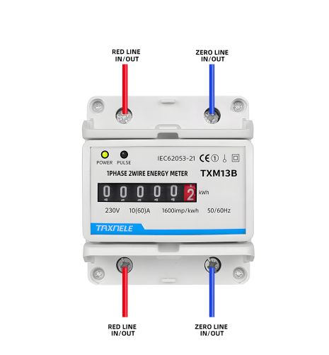 Цифровий вимірювач електроенергії лічильник AC у щитову Цифровий вимірювач електроенергії лічильник AC у щитову