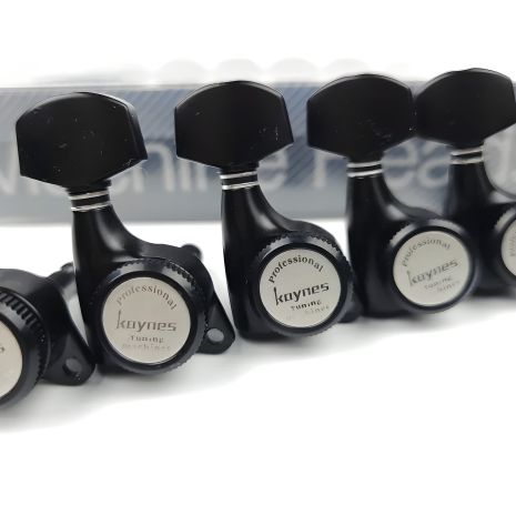 Локові кілки Kaynes 6R PRO для електрогітари чорні