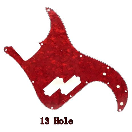 Пікгард бордовий для бас-гітари Fender Precision Bass China