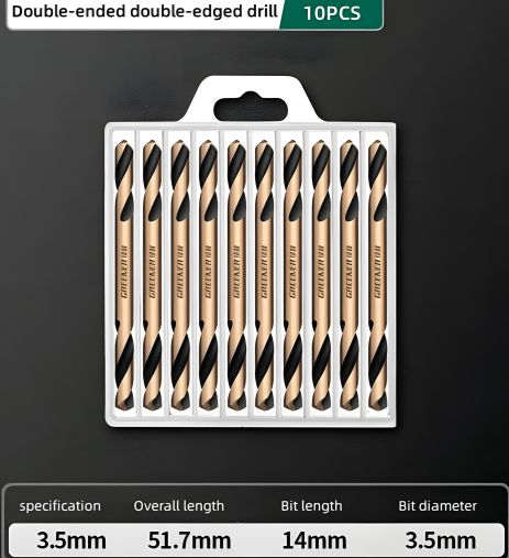 Комплект твердосплавних свердел 3.5 мм на 2 сторони