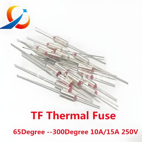 Термозапобіжник на 10 ампер AC250 185 градусів Термозапобіжник на 10 ампер AC250 185 градусів