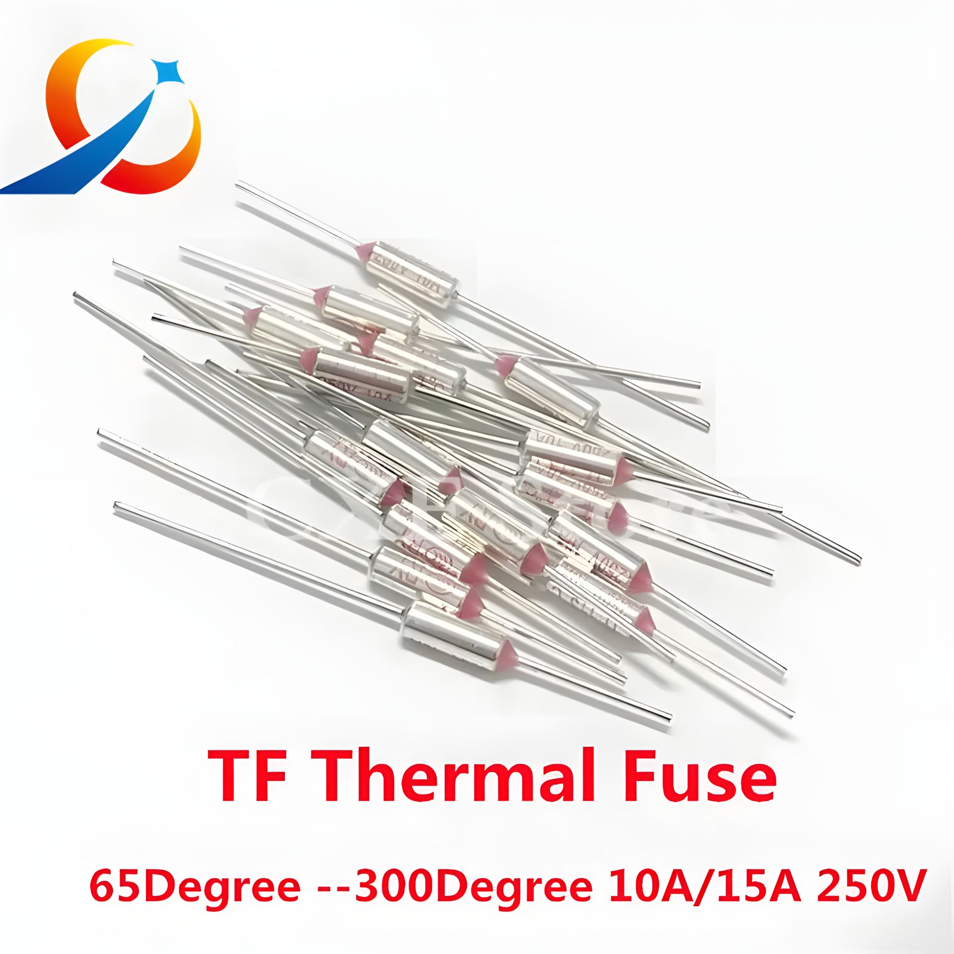 Термозапобіжник на 10 ампер AC250 185 градусів Термозапобіжник на 10 ампер AC250 185 градусів