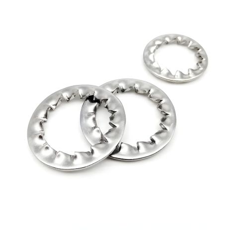 Набір 500 металевих шайб з зубчиками Набір 500 металевих шайб з зубчиками