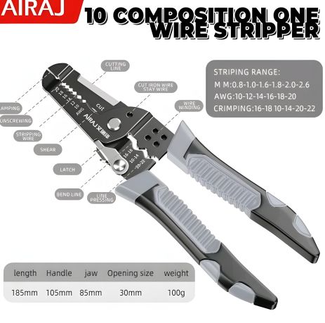 Многофункциональные обжимные клещи-кусачки для провода