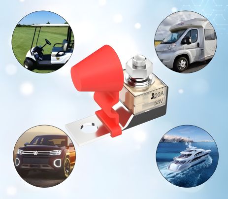 Запобіжник силовий на 200 ампер DC і 58 вольтів Запобіжник силовий на 200 ампер DC і 58 вольтів