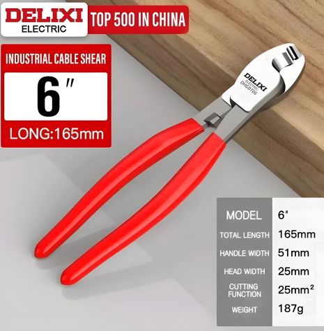 Кусачки для дроту різальні до 25 мм² Кусачки для дроту різальні до 25 мм²