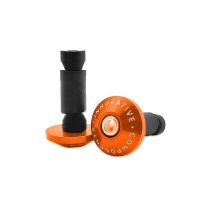 Універсальні заглушки для керма мотоцикла і скутера, помаранчеві