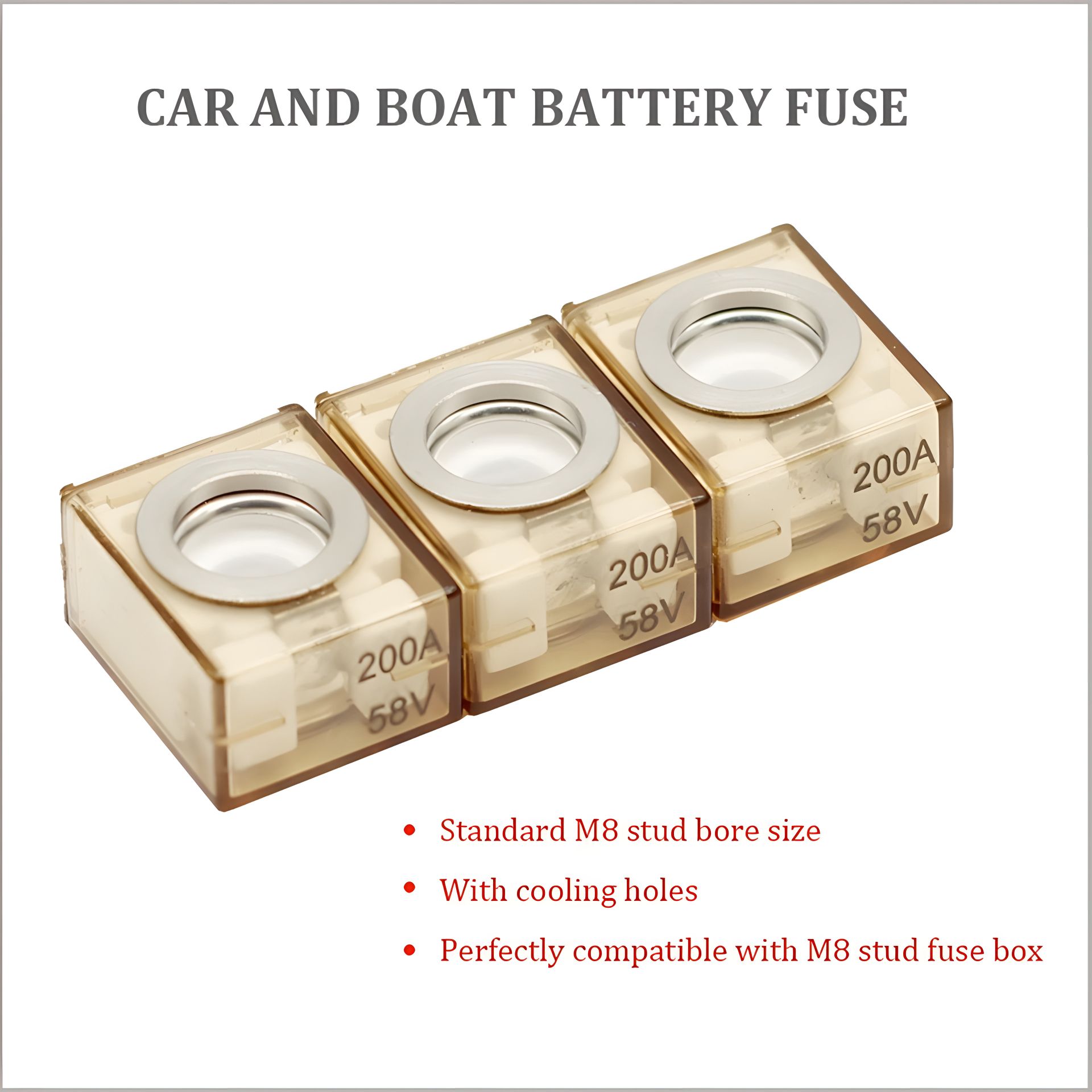 Запобіжник-запаска до 200 ампер DC (58 вольт) Запобіжник-запаска до 200 ампер DC (58 вольт)