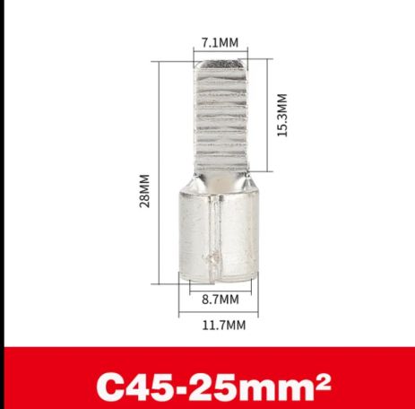 Обтискна клема наконечник наконечники C45-25mm2 для кабелю