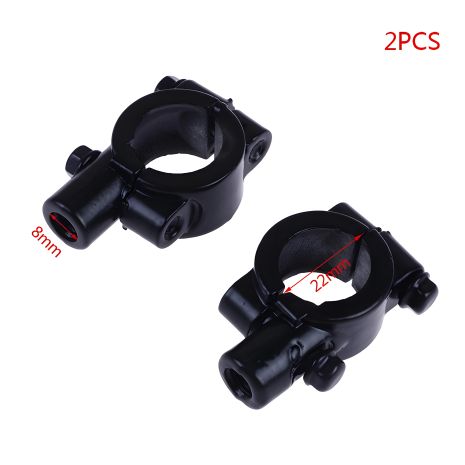 Тримач дзеркал чорна пара м8 для мототехніки