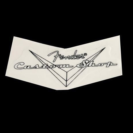 Наклейка-деколь для електрогітари Fender Custom Telecaster silver