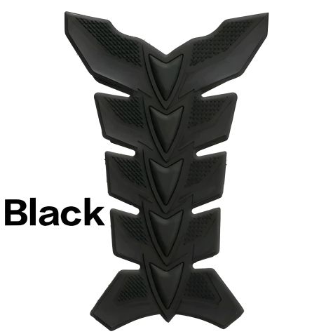 Черная резиновая наклейка на бак мотоцикла для защиты бензобака