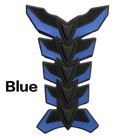 Гумові наклейки для захисту мотоциклетного бака, сині