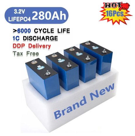 Аккумуляторная ячейка LiFePO4 280ah 3.2v