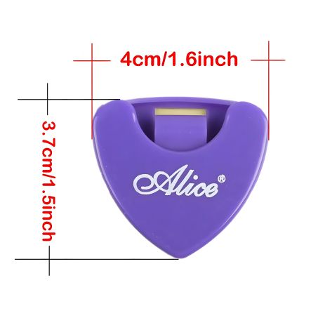Тримач для медіаторів Alice для гітари електрогітари фіолетовий