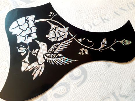 Пікгард наклейка Колібрі для акустичної класичної гітари