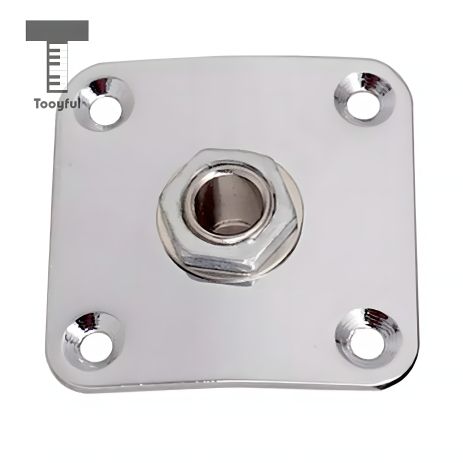 Квадратний Джек роз'єм для електрогітари Gibson Les Paul SG ES Ibanes Shur LTD ESP, ХРОМ