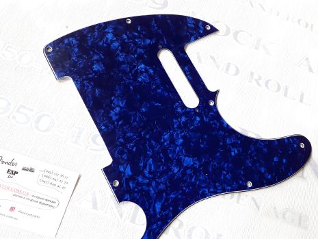 Fender Telecaster TL China пікгард для електрогітари, СИНІЙ ПЕРЕМОГИЙ