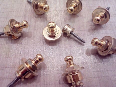 Стреплоки для электрогитары straplocks держатель ремня золотистые Стреплоки для электрогитары straplocks держатель ремня золотистые