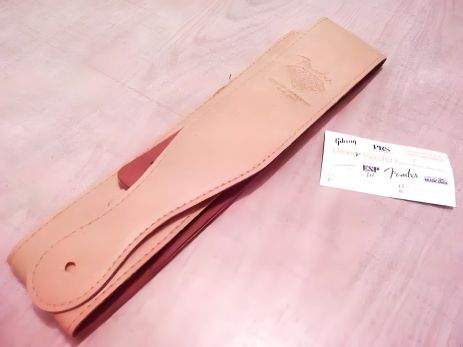 Ремень для электрогитары нубук фендер, бежевый