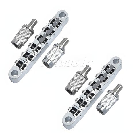 Тюноматик (Tune-o-matic) бридж для електрогітари Gibson SG Les Paul ES ХРОМ