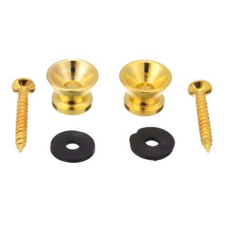 Золотисті тримачі ременя для електрогітари Золотисті тримачі ременя для електрогітари