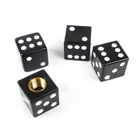 Автомобільний ковпачок для золотника ніпеля чорний великий