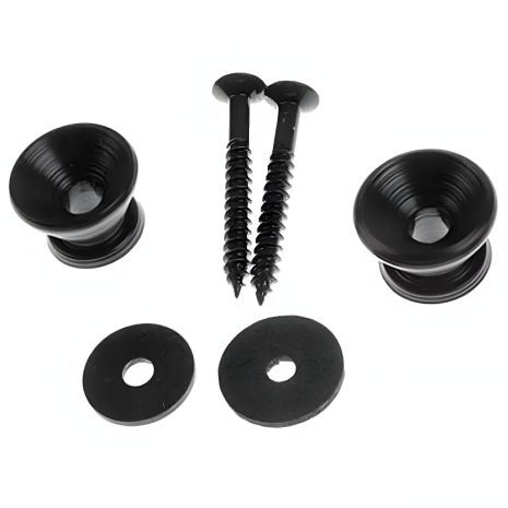 Электрогитары держатели ремня черные