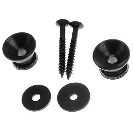 Электрогитары держатели ремня черные Электрогитары держатели ремня черные