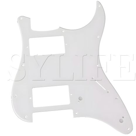 Пікгард для електрогітари HH Fender Stratocaster ST China Білий на 2 потенціометри