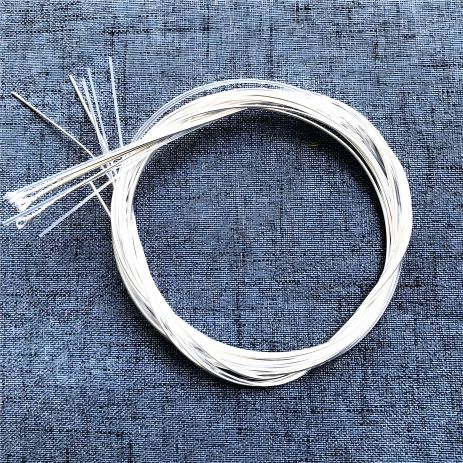 Нейлонові струни із срібним покриттям для акустичної класичної гітари 028-043 на СМАЗАВ'ЯЗКУ Нейлонові струни із срібним покриттям для акустичної класичної гітари 028-043 на СМАЗАВ'ЯЗКУ