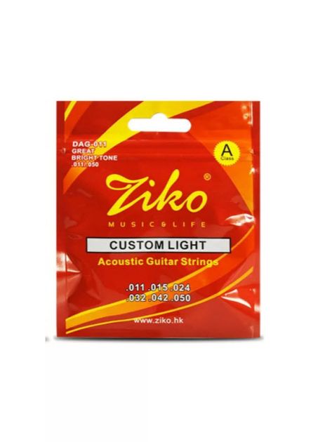 Струни латунні для акустичної класичної гітари Ziko 11-050