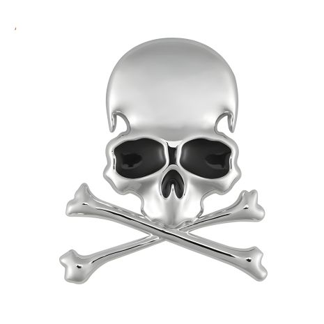 Шильд эмблема украшение для автомобиля авто череп и кости