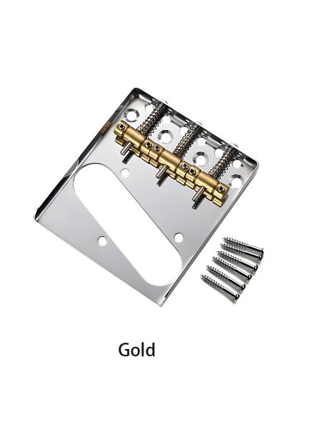Гітарний Бридж фіксований струнотримач для електрогітари гітари Fender Telecaster ЛАТУНЬ - Guitar Bridge Гітарний Бридж фіксований струнотримач для електрогітари гітари Fender Telecaster ЛАТУНЬ - Guitar Bridge