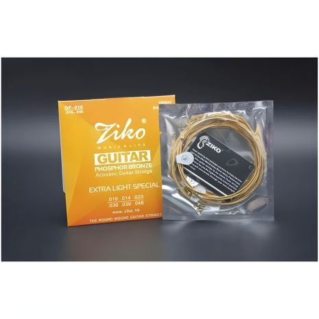 Струни Ziko ФОСФОР-БРОНЗОВІ для акустичної гітари, 010-048