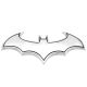 Автомобільна емблема "бетмен", хромована прикраса
