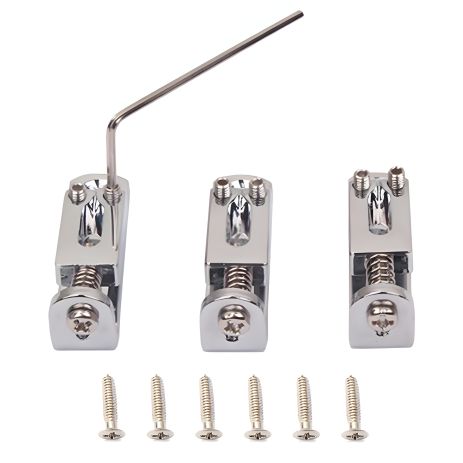 Струнодержатель для гитары (бридж) на 6-8 струн электрогитары LTD ESP, Хром